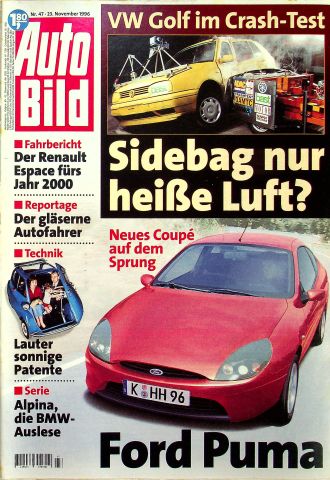 Deckblatt Auto Bild (47/1996)